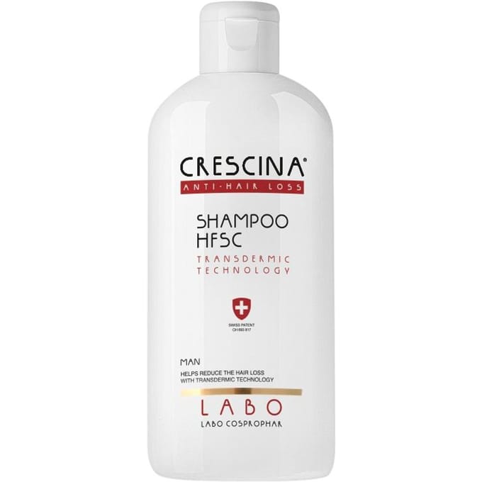 Labo Suisse, Crescina, Transdermic HFSC, Shampoing Capillaire, Anti-Chute de Cheveux, 500 ml