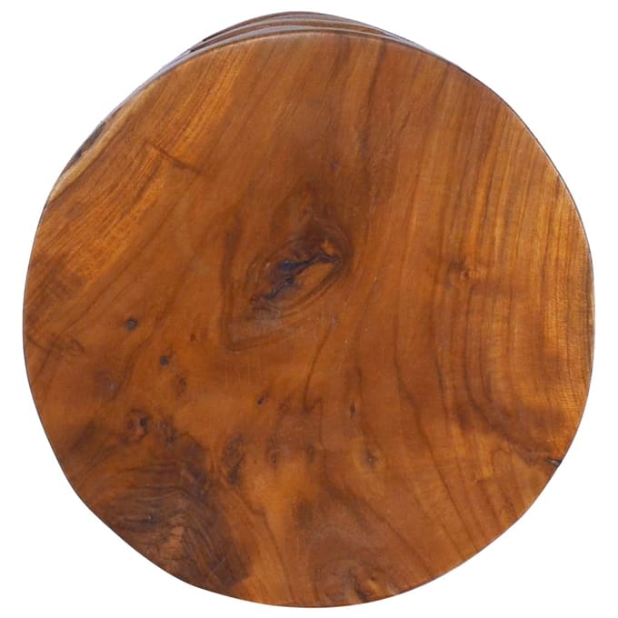 vidaXL - Nachtkastje - 30x30x45 - cm - massief - teakhout