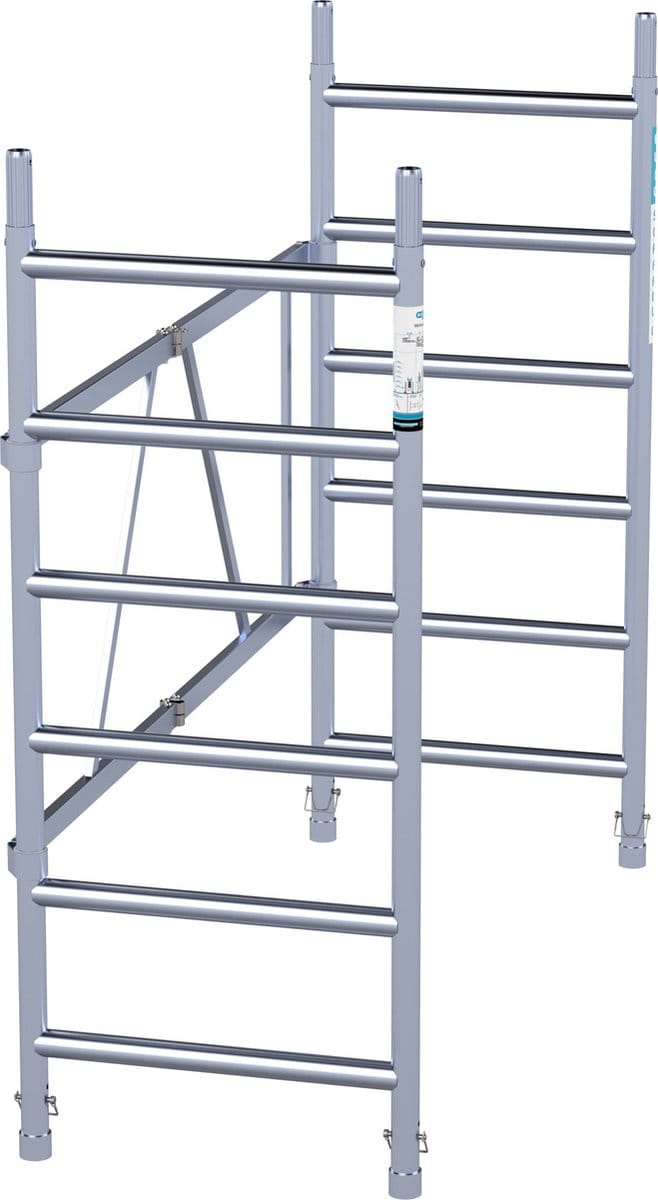 Kamersteiger compleet 75x190 3m werkhoogte platform met luik