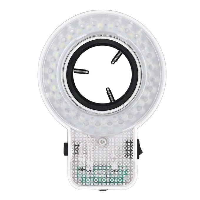LED Ring Microscoop Licht 56 Kralen Verstelbaar 360 Graden Draaibare Lamp 63mm Montage US Stekker