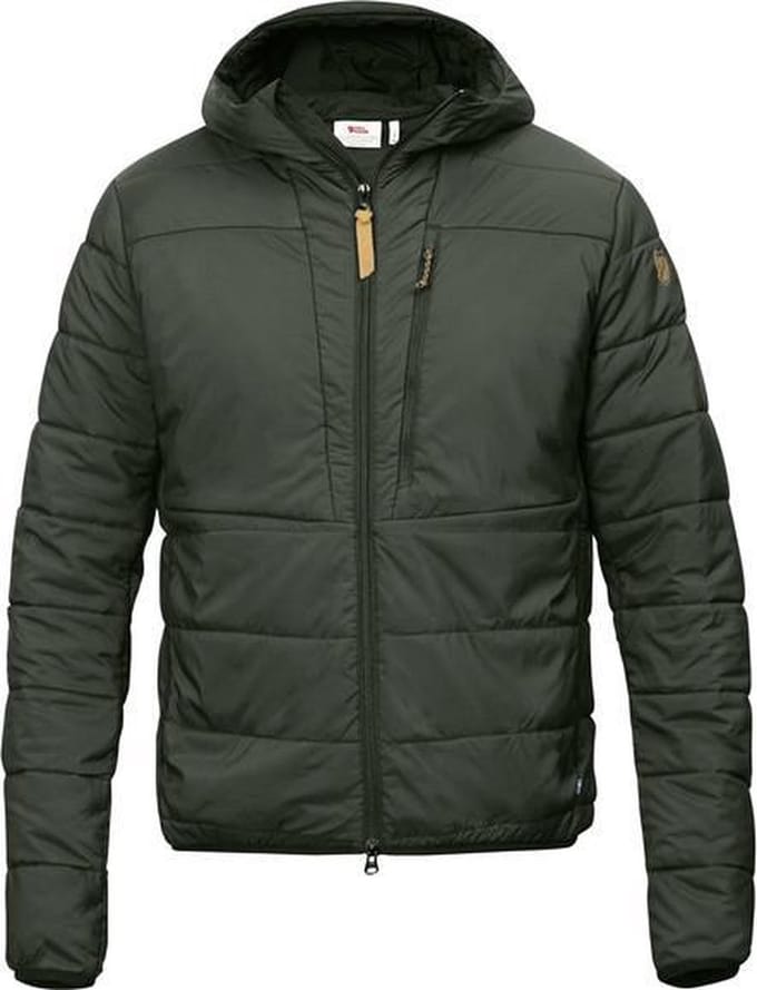 Fjällräven Keb Gevoerde Capuchon Jas Heren, deep forest Maat S