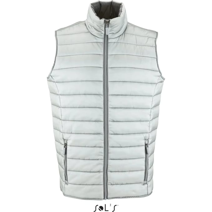 SOL'S Men´s Lightweight Bodywarmer Wave L01436 - Metal grey - S
