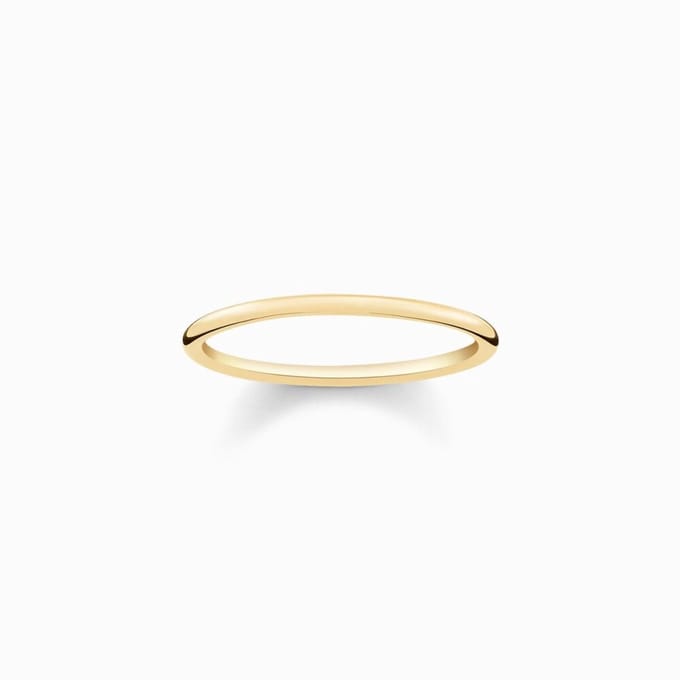 Thomas Sabo - TR2123-413-12-50 - Ring - Dames - 925er Zilver geel verguld - ringmaat 50