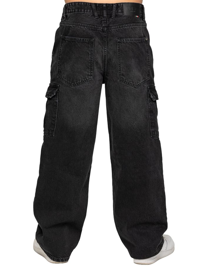 Enzo Milano | Heren Cargo Jeans met Wijde Pijpen