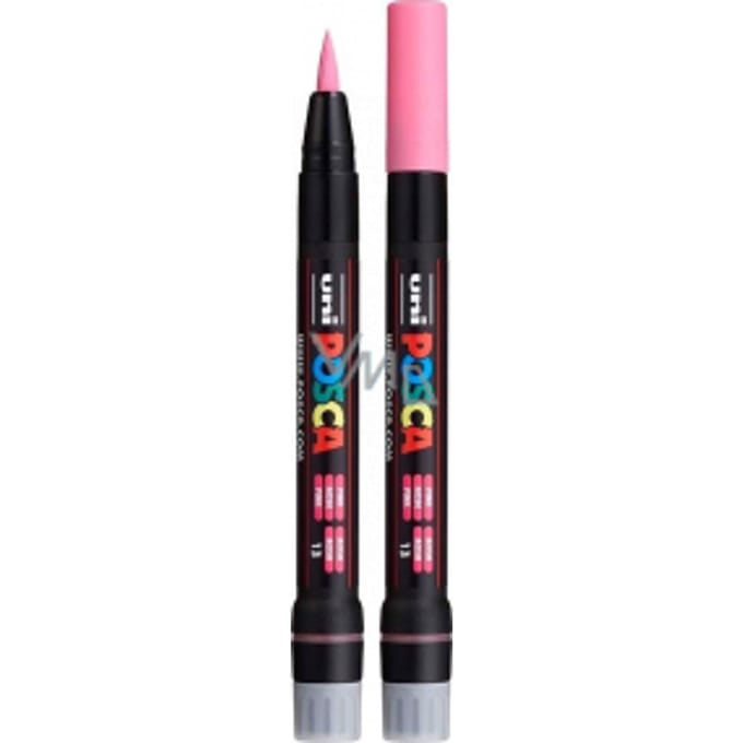 Paintmarker Uni POSCA PCF350 Brush 1-10mm roze