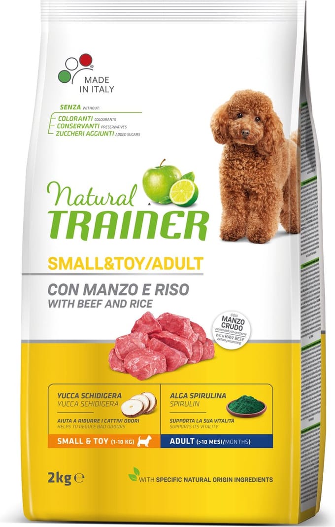 Natural trainer dog adult mini beef / rice - Default Title