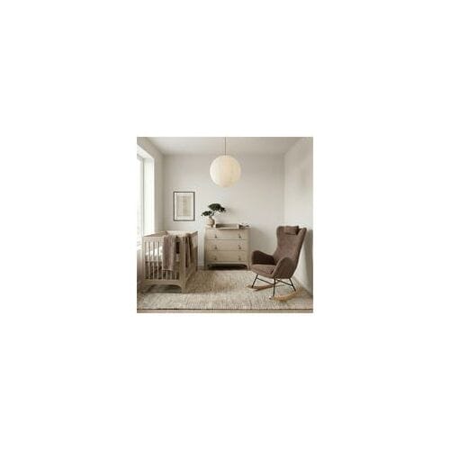 Born Lucky Nordic Meegroei Babykamer 2 Delig Compleet – Baby bed 70x140 cm & Commode – Beige