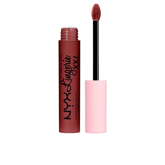 Nyx Professional Makeup Lip Lingerie XXL - Deep Mesh - Matte, niet-overdraagbare lippenstift - Bruin