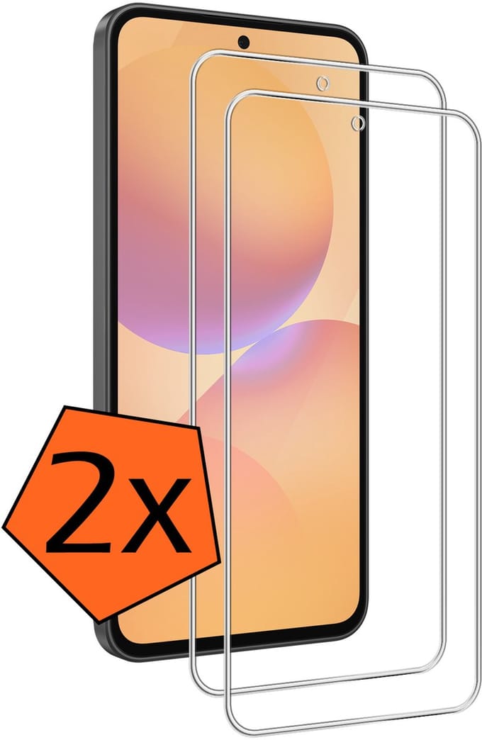 Screenprotector - 2 Stuks - Geschikt voor Samsung Galaxy A36 - Extra Sterk - Gehard Glas - Beschermglas - Tempered Glass - Screen Protector
