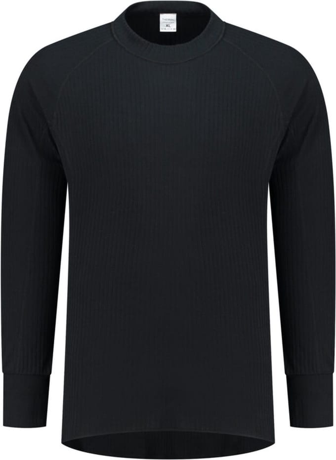JS Thermoshirt lange mouw - Zwart - Maat M