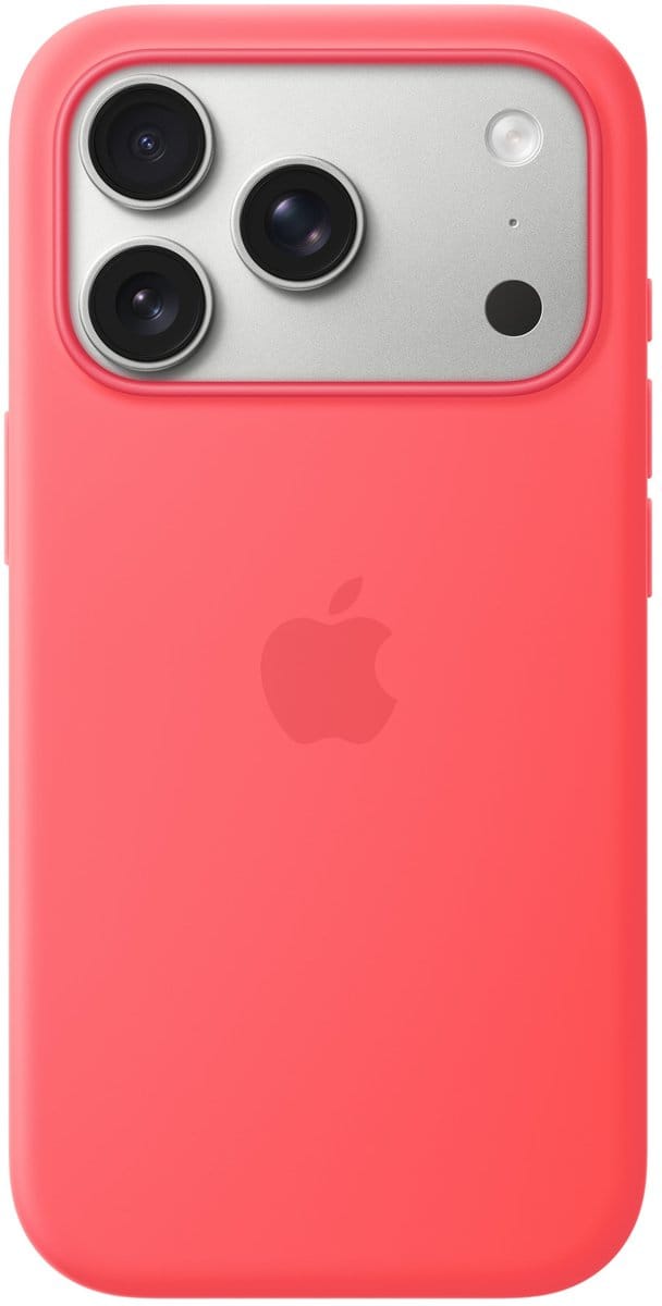 Apple Siliconenhoesje met MagSafe voor de Apple iPhone 17 Pro - Bright Guava