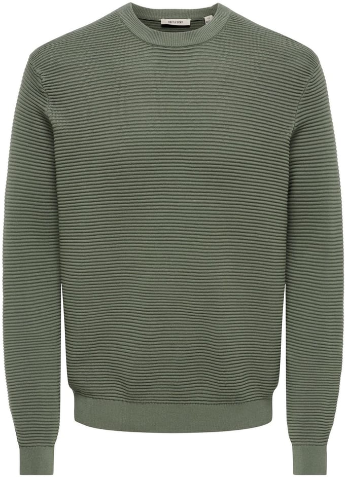 ONLY&SONS - ONSRON REG LS CREW NECK KNIT NOOS - Heren - Gebreide truien