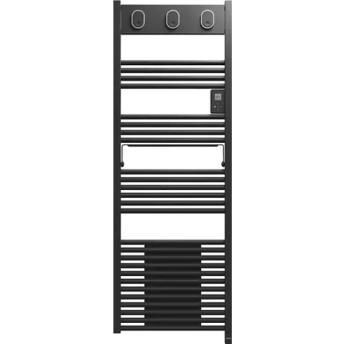 Sauter Marapi Elektrische Handdoekradiator Met Ventilator 750-1000 W- Antraciet