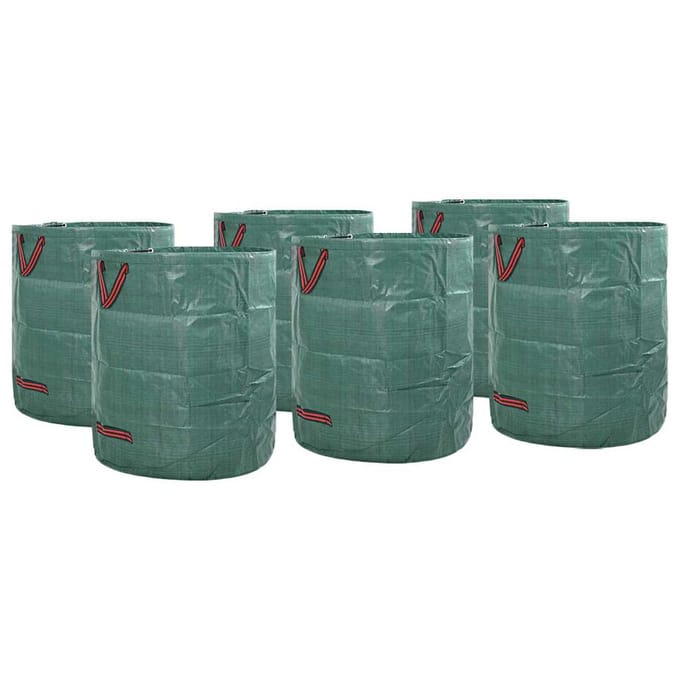 Sacs à Déchets de Jardin 12 pcs Vert 67 x 67 x 75,5 cm Polypropylène