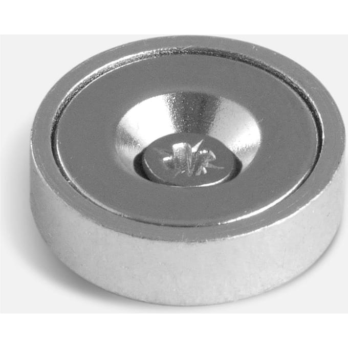 MARSET Dipping magneetbevestiging, zilverkleurig, Ø 1 cm, metaal