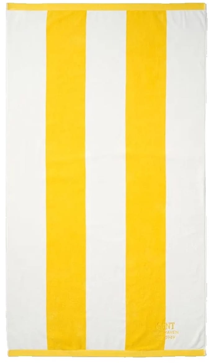 Gant 852014311 Handdoek Geel 100 x 180 cm