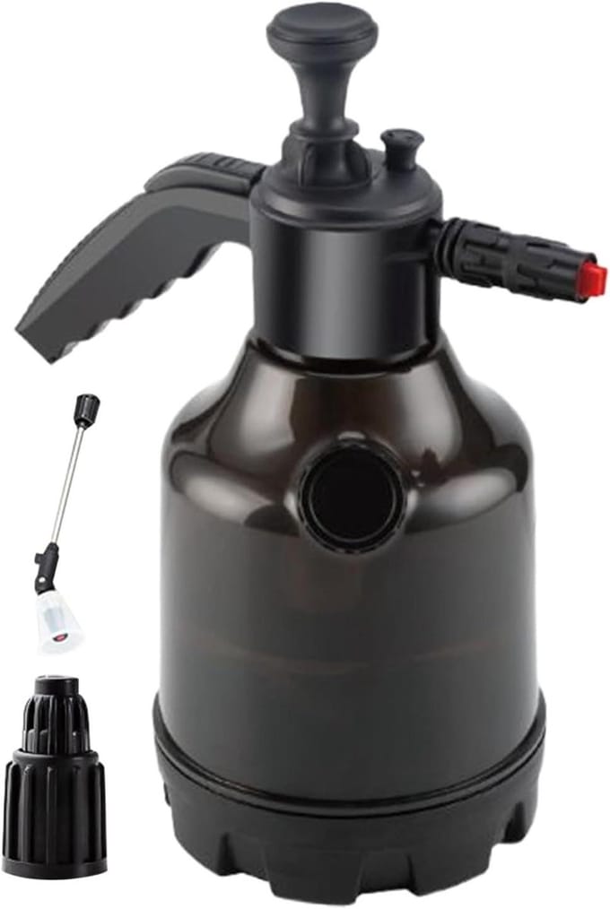 Schuimspray Druppbak - Autowas Spuit - Auto Reinigen - Verstelbaar Mondstuk - 3L Capaciteit - Wit