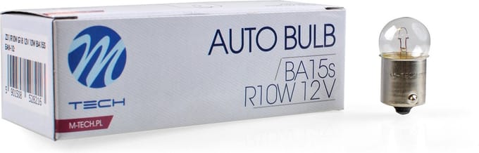 M-Tech R10W 12V 10W - Basic - Helder - 10 stuks