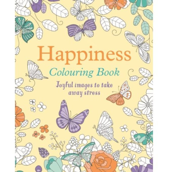 Happiness Colouring Book - Arcturus Creative Colouring - Tansy Willow