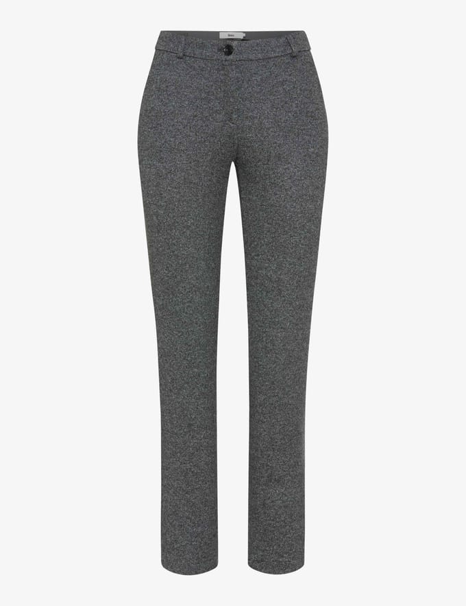 Brax Dames Chino  Style MARON S SMOKE GREY, donkergrijs, maat 44