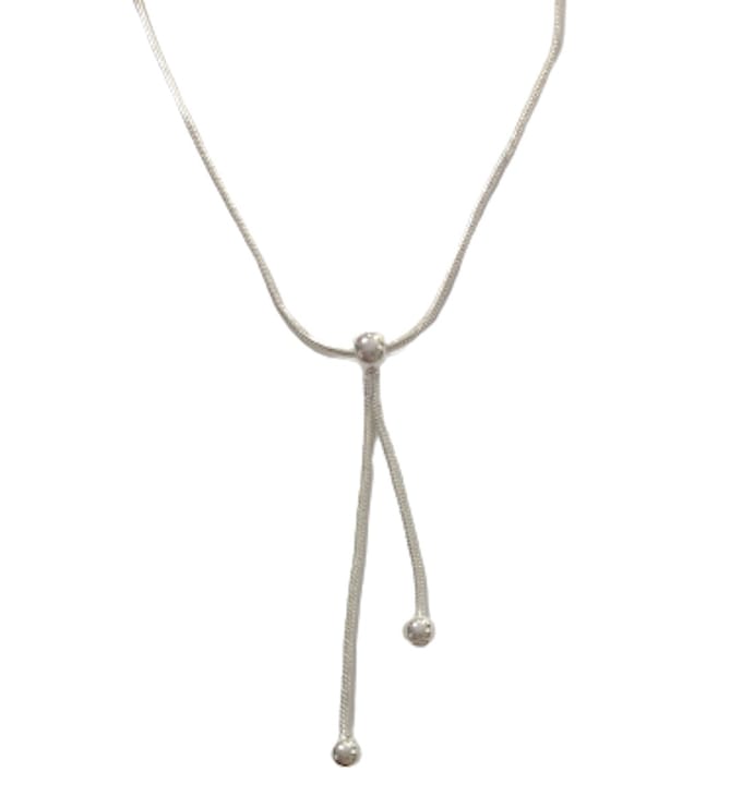 Ketting - 42 Centimeter - Zilverkleurig - Chique en elegant - Damesdingetjes