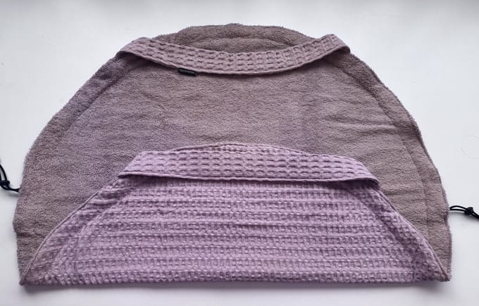 2-in-1 Zwemtas - Omkleedmat van Het Stofnestje in Oud Roze