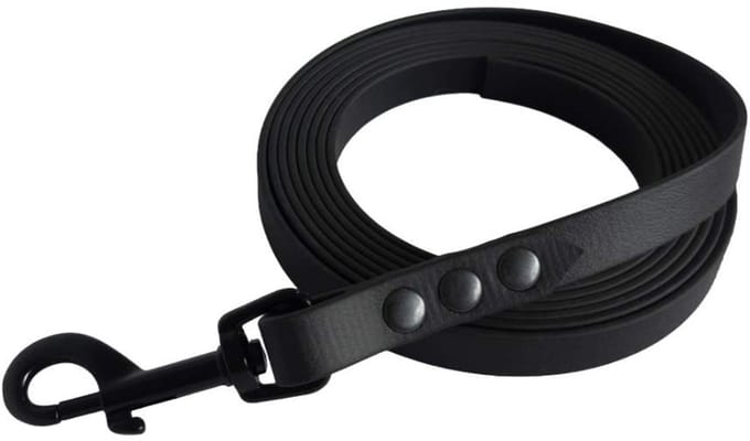 Sleeplijn - BioThane® - Zwart - 10 meter - 16mm