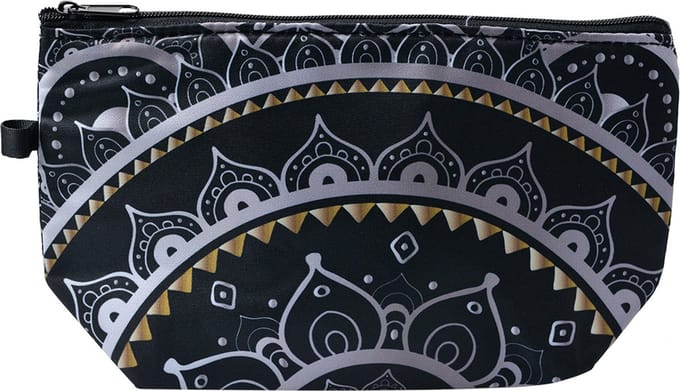 Juleeze Toilettas Dames 22x13x18 cm Zwart Polyester