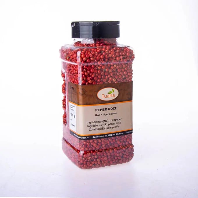 Tuana Kruiden - Roze Peper Heel - Strooibus 100 Gram - Tuanashop - MP-P-0015