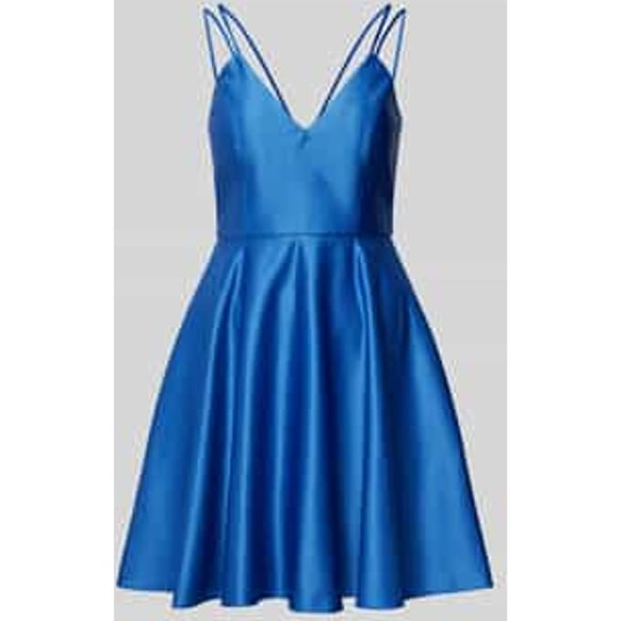 Cocktailjurk met V-hals