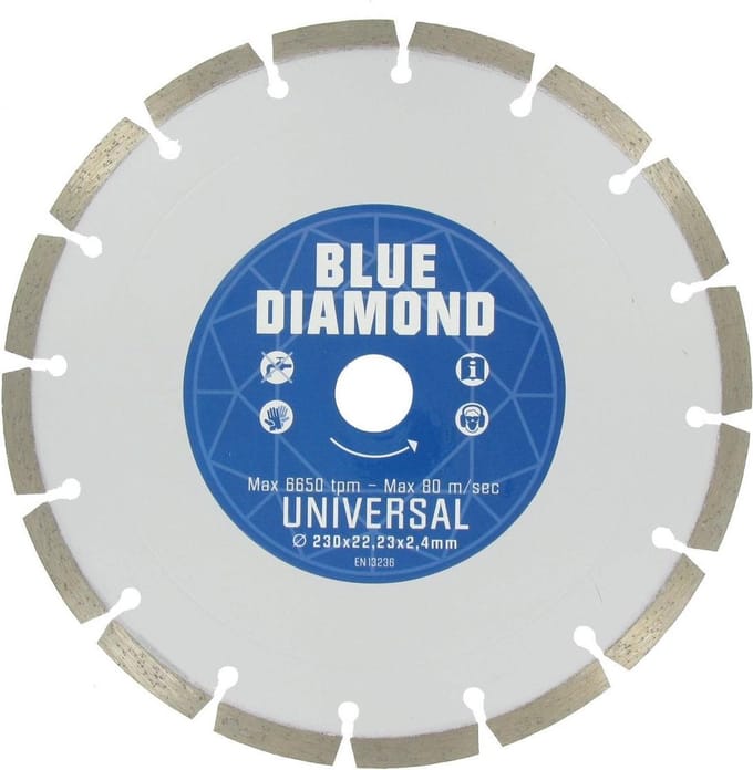 Carat blue diamond diamantzaag type universeel Ø230x22.23mm