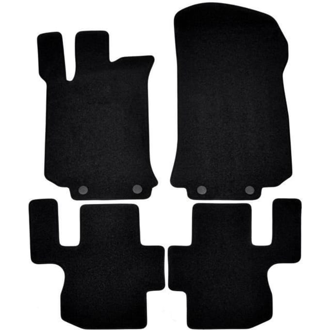 Tapis de sol - Mercedes - R-Class 2011-2013 - 4 pièces - Velours - Antidérapant - Renforcé