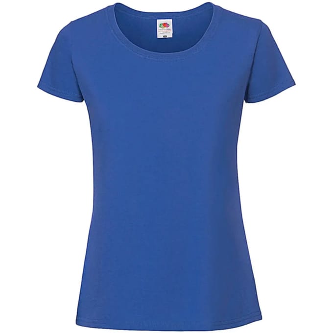 Dames-T-shirt Fruit of the Loom Ringspun Premium