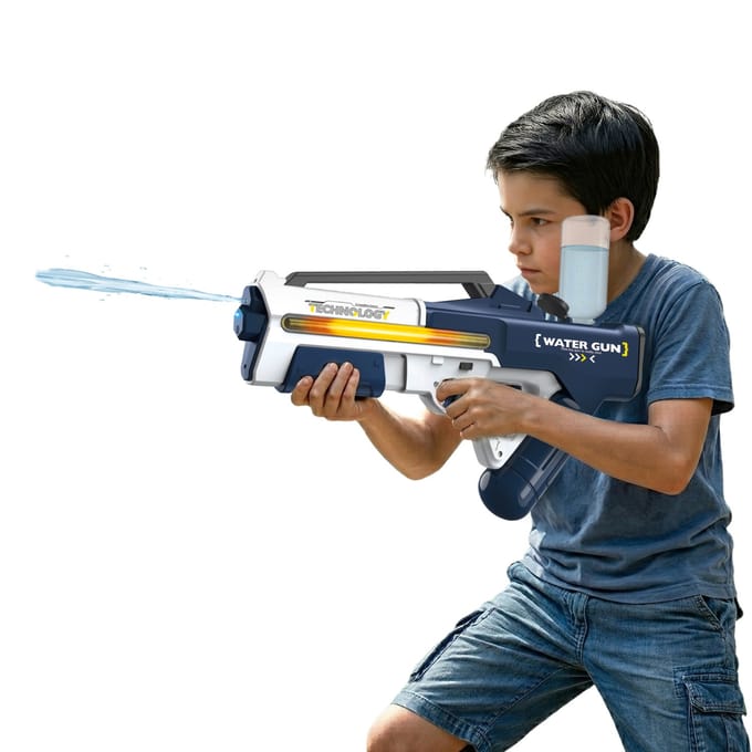 Alert Splash waterpistool elektrisch large met   licht en auto fill functie (usb)