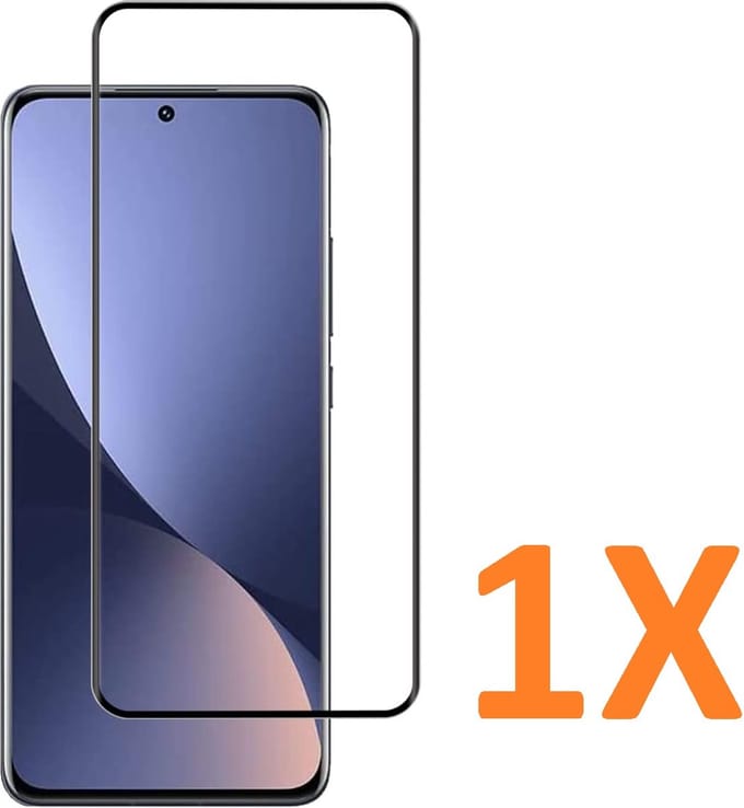 Volledige dekking Screenprotector Glas - Tempered Glass Screen Protector Geschikt voor: Xiaomi 12 Pro - 1x