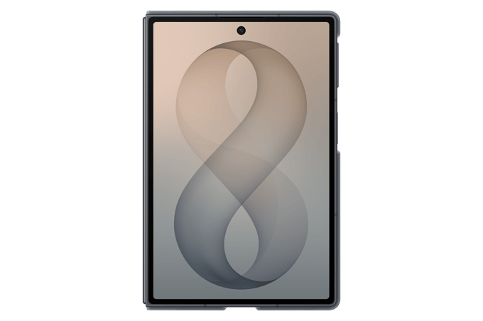 Hoes voor Samsung Galaxy Z Fold8 F971, Silicone Magnet Case, Zwart EF-EF971CBEGWW