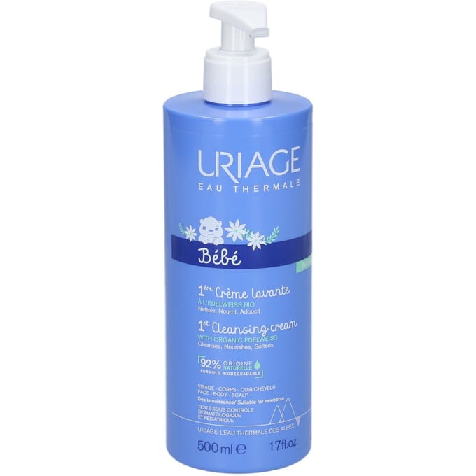 Uriage Baby 1st Cleansing Cream with Organic Edelweiss 500 Crème