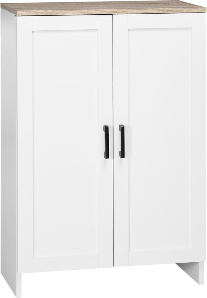 HOMCOM-Dressoir-60x30x90cm-Spaanplaat-Wit
