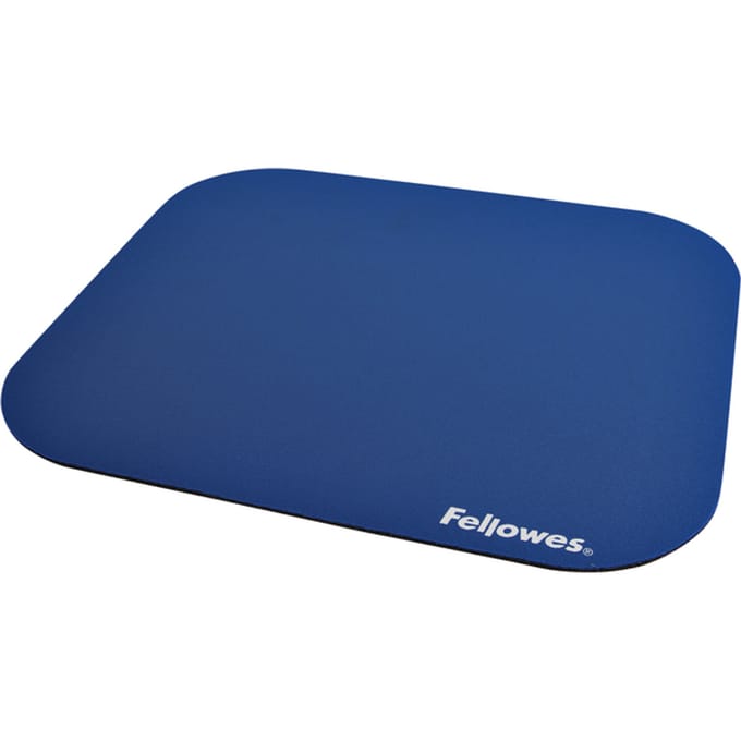 Fellowes Muismat | Antislip Muismat voor Optische en Lasermuizen | Gemaakt met Gerecyclede Materialen | Blauw