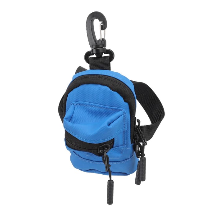 Mini Portemonnee Draagbare Contant Geld Portemonnee Sleutelhanger Datakabel Accessoires Opbergtas Blauw