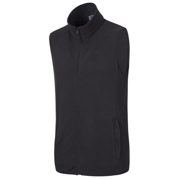 Mountain Warehouse Heren Alder Microfleece Gilet (Zwart)