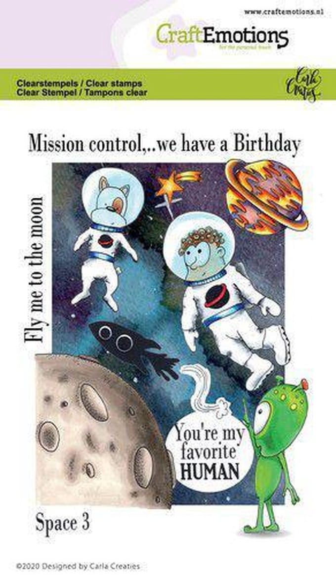 Clearstamps A6 - Space 3 Carla Creaties