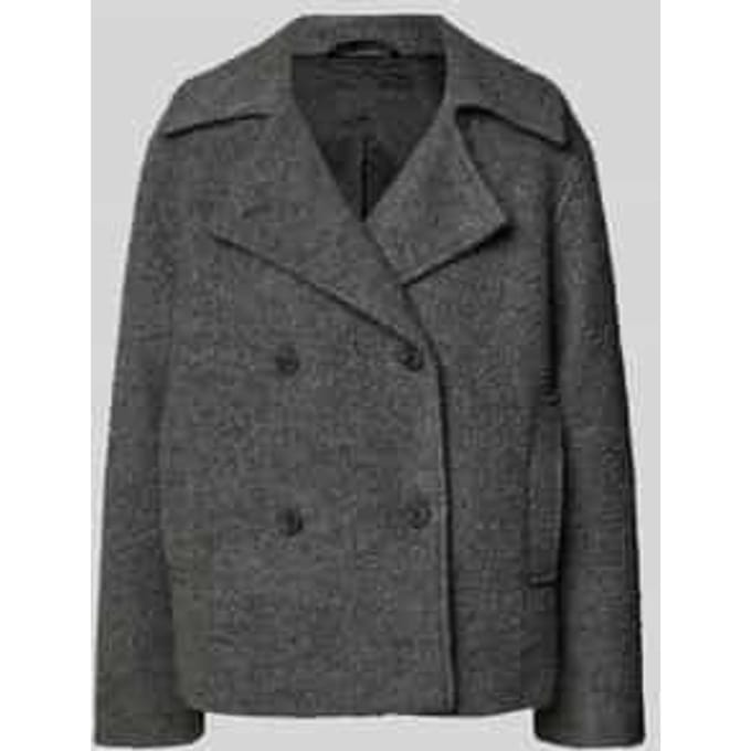 Regular fit wollen jack met dubbele knoopsluiting, model 'ALMA'