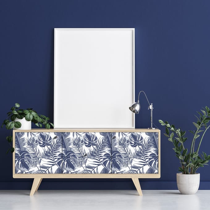 Bora Bora tropische meubelsticker, 60 x 90 cm