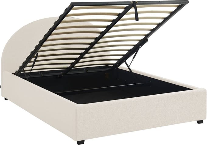 sweeek - Bed met lattenbodem en hoofdeinde, b 206 x d 153,5 x h 102cm