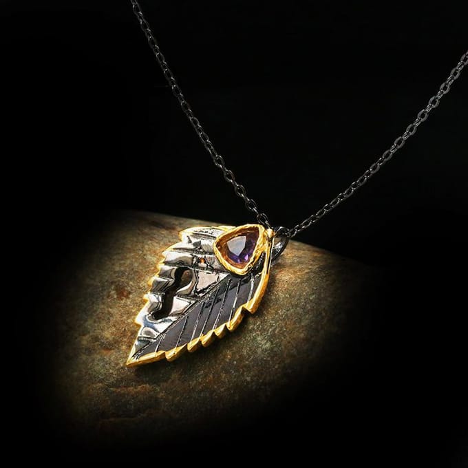 Europese en Amerikaanse Sieraden Populaire Retro Tweekleurige Ketting black