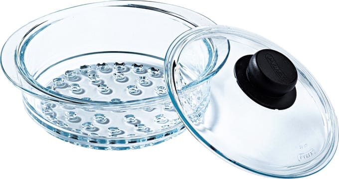 Stoommand Met Deksel - Ø20 cm - Pyrex