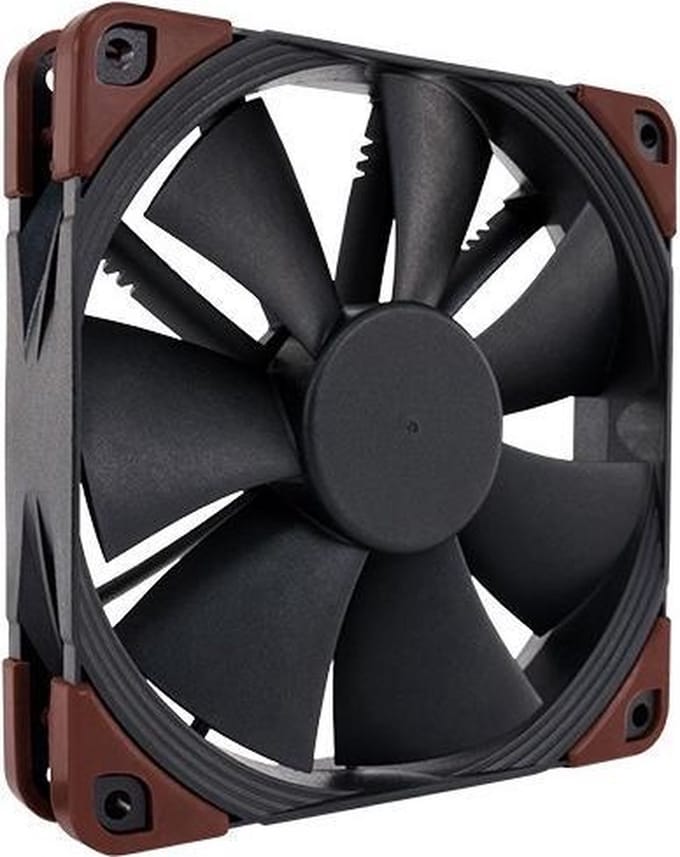 Noctua NF-F12 iPPC-2000 - Case ventilator - 120mm - Black - 29 dBA