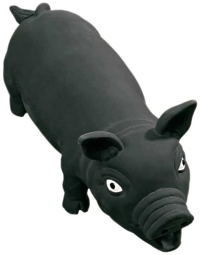Karlie Latex Varken Hondenspeelgoed Grijs 33 cm