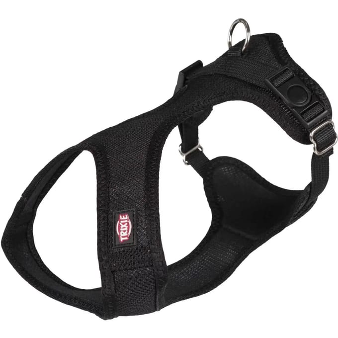 Trixie Comfort Soft touring harness S-M: 35-60 cm/20 mm black